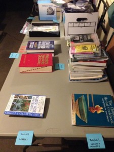 3 of 43 Days - 2007 Boxes become Categorized Contents on Table